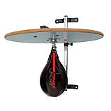 Пневмогруша боксерська PowerPlay 3061 Ultra Series червона D26см., фото 2