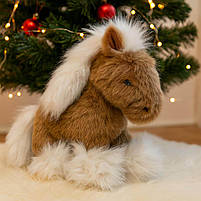 М’яка іграшка Кінь коричневий 25 см — плюшевий символ 2026 року, арт. C6104-2, фото 7