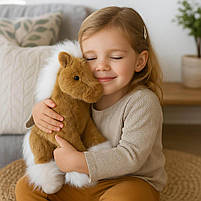 М’яка іграшка Кінь коричневий 25 см — плюшевий символ 2026 року, арт. C6104-2, фото 6