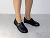 Туфельки анатомічні шкіряні жіночі чорні, фото 2