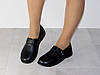 Туфельки анатомічні шкіряні жіночі чорні, фото 4