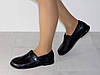 Туфельки анатомічні шкіряні жіночі чорні, фото 6