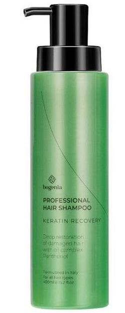 Шампунь безсульфатний Bogenia Кератинове Відновлення (400мл.)