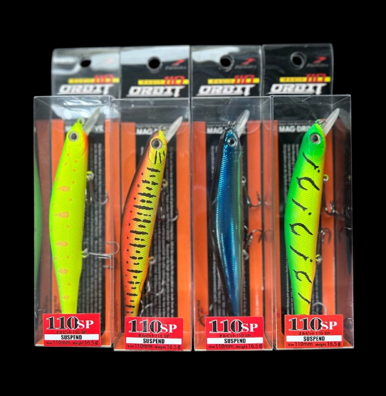 Воблер Columbia-Fishing Orbit 110SP 16.5г | Набір 4шт для щуки та судака | Японська якість, фото 1