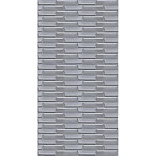 Самоклеюча 3D панель | 3080×700×5 мм | імітація кладки | металевий ефект | водостійка | легкий монтаж | PREMIUM