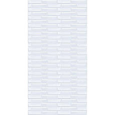 Самоклеюча 3D панель | 3080×700×5 мм | біла цегла | водостійка | легкий монтаж | PREMIUM