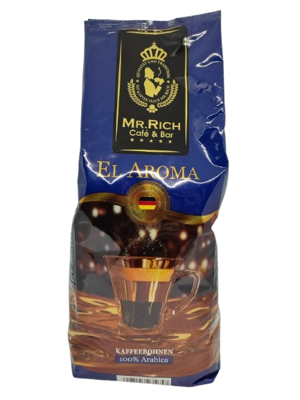 Кава Mr. Rich El Aroma 100% арабіка в зернах 1 кг, фото 1