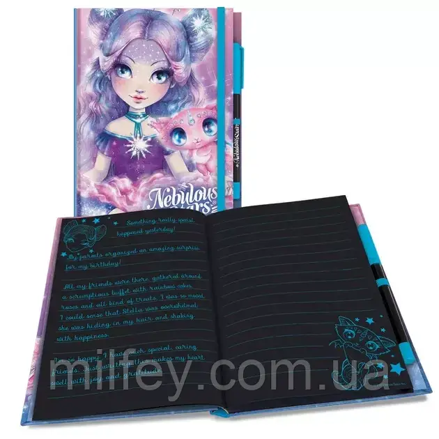 Блокнот Nebulous Stars - Чорні аркуші делюкс (в асорт.), фото 1