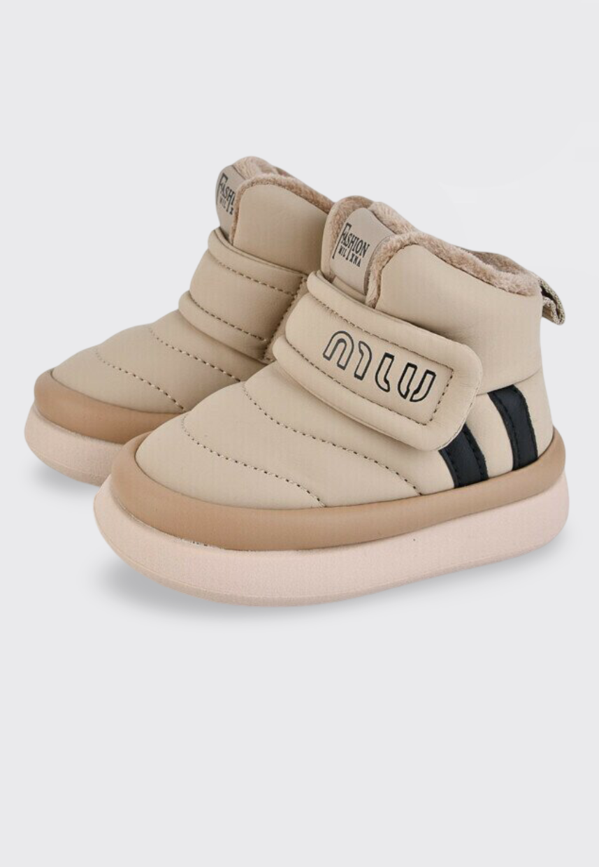Дитячі зимові черевики для дівчинки Bessky бежеві (BM4894-2A), фото 1