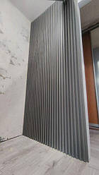 Рейка декоративна WPC стінова | 3000×160×23 мм | сталева сіра | водостійка | легкий монтаж | PREMIUM