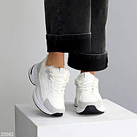 Жіночі кросівки зимові з хутром Білі з сірим "Felt" 36,37рр!!!!