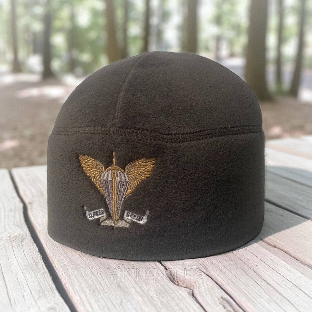 Шапка фліс ДШВ (Десантно-штурмові війська України) Хакі, фото 1