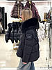 Пуховик жіночий Chanevia 25523 BLACK, фото 3