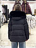 Пуховик жіночий Chanevia 25523 BLACK, фото 4