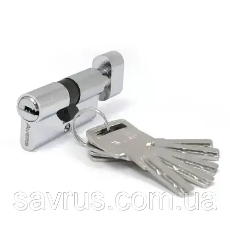 Серцевина до замка Avers (30/30) хром КЛЮЧ/ВОРОТОК, ZM-60-C-CR, фото 1