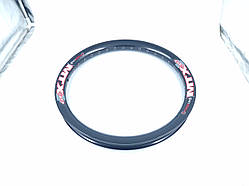 Обід велосипедний 20" (ETRTO 406), алюмінієвий, 36H, подвійний, пістонований, чорний