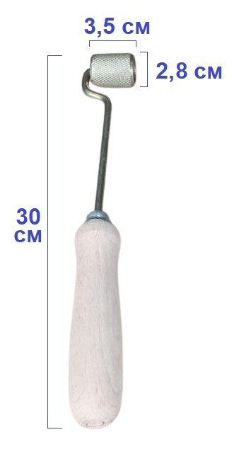 Валик шумоізоляційний 300 х 35 мм (дерев'яна ручка)