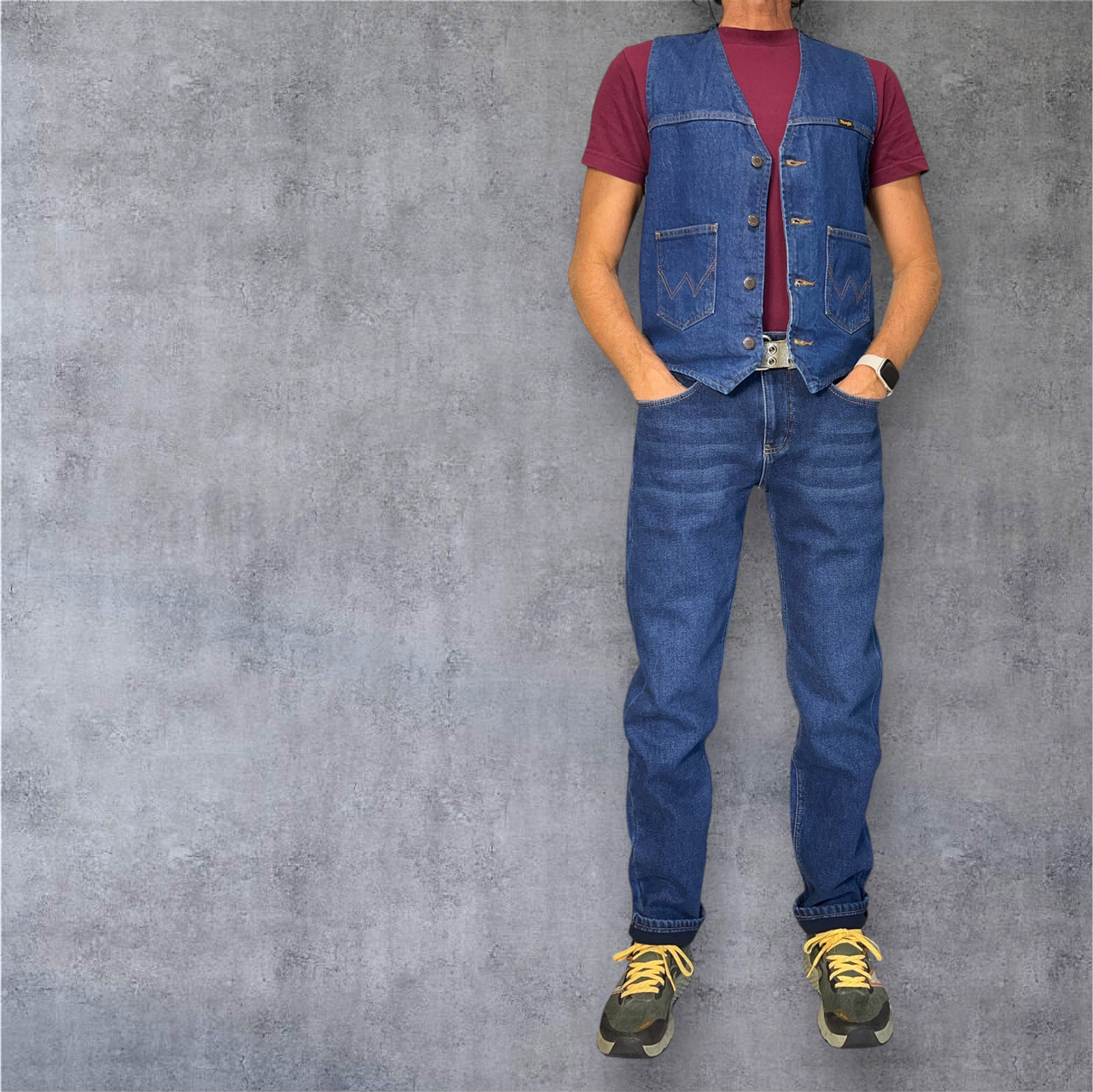 Джинси утеплені на флісі синій