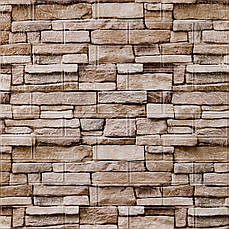 Самоклеюча 3D панель | 700×770×3 мм | Катиринославська цегла | декоративна | водостійка | легкий монтаж | PREMIUM