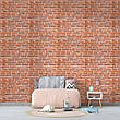 Самоклеюча 3D панель | 19600×700×3 мм | цегла Руда Катеринославська | водостійка | декоративна | легкий монтаж | PREMIUM, фото 6