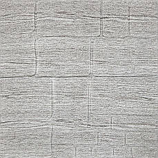 Самоклеюча 3D панель | 700×700×5 мм | камінь кава | декоративна | водостійка | легкий монтаж | PREMIUM