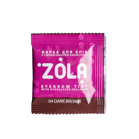 Фарба для брів із колагеном у саше Zola Eyebrow Tint With Collagen, 5 мл (4820227160457), фото 1