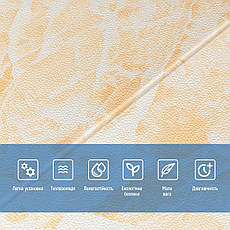 Самоклеюча 3D панель | 700×700×4 мм | персиковий мармур | декоративна | водостійка | легкий монтаж | PREMIUM, фото 4