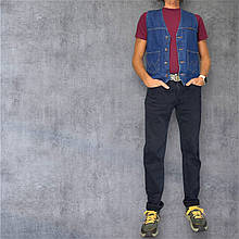 Джинси утеплені на флісі темно-синій