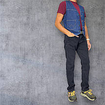 Джинси утеплені на флісі темно-синій, фото 2