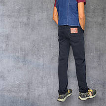 Джинси утеплені на флісі темно-синій, фото 3