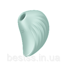 Кліторальний вібростимулятор з повітряними імпульсами Satisfyer Pearl Diver Mint, фото 2
