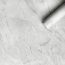 Самоклеюча плівка | 0,45х10м | товщина 0,07мм | платиновий мармур | водостійка | декоративна | PREMIUM