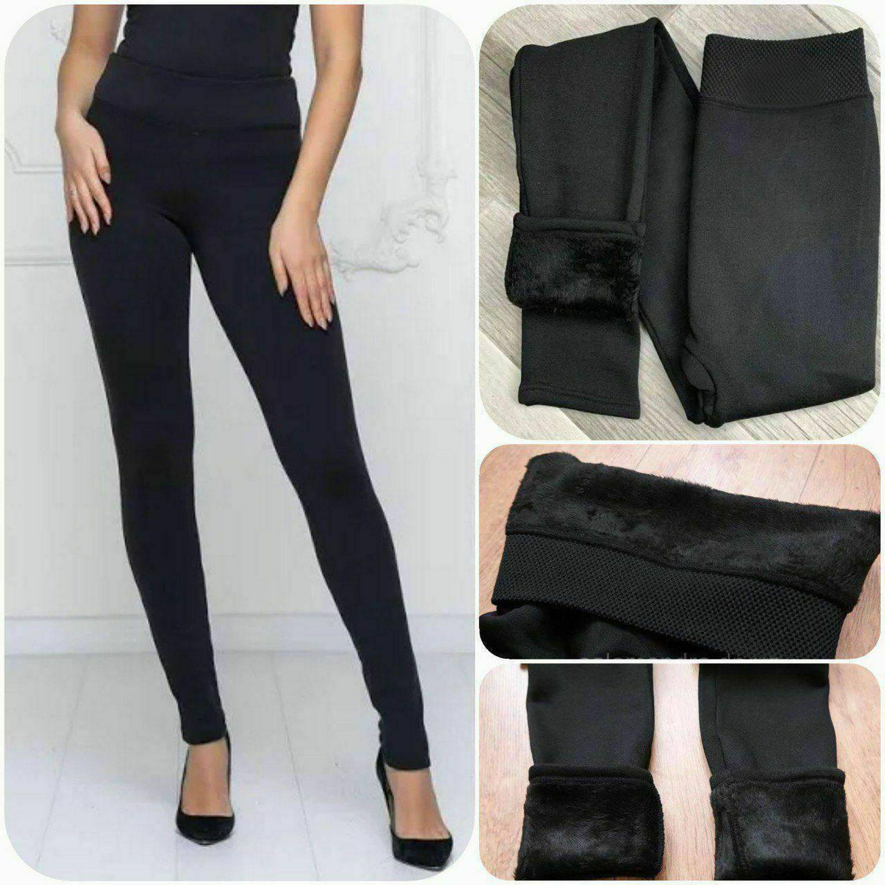 Лосини Термо на хутрі Норма + Батал "Трикотаж", фото 1