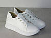 Кросівки шкіряні жіночі білі, фото 8