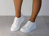Кросівки шкіряні жіночі білі, фото 4