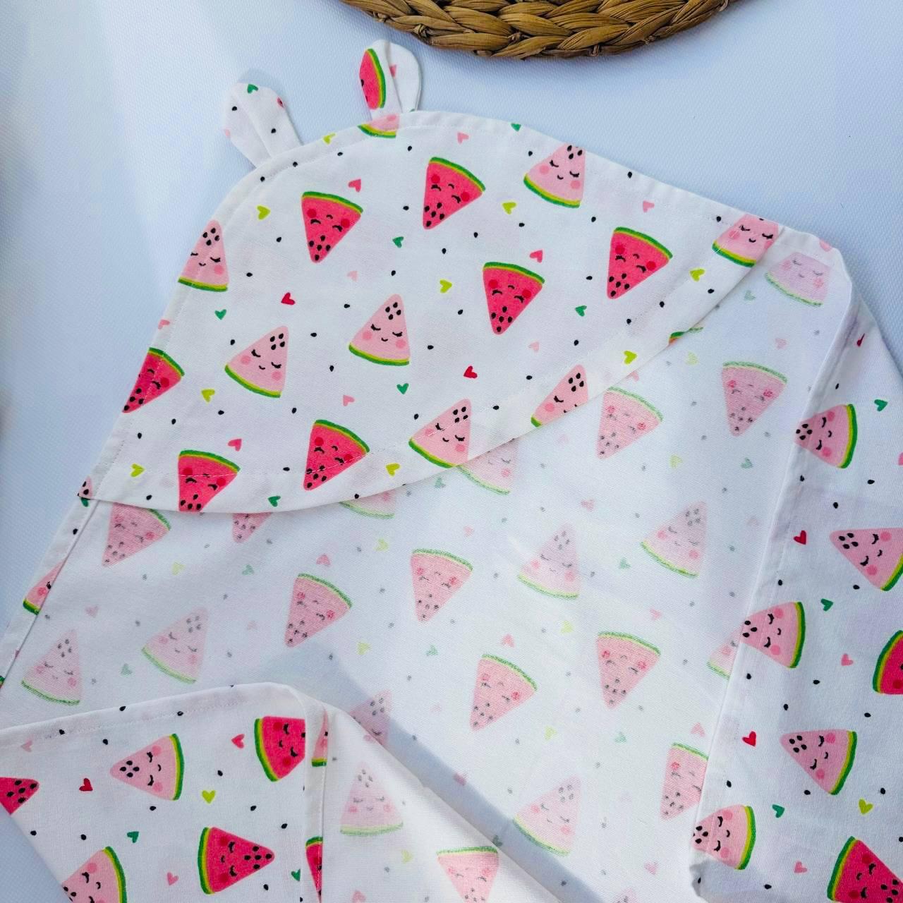 Кутик дитячий новонародженим для/після купання з фланелі 80×80 см, фото 1