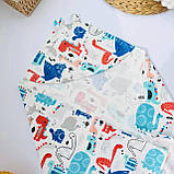 Кутик дитячий новонародженим для/після купання з фланелі 80×80 см, фото 5