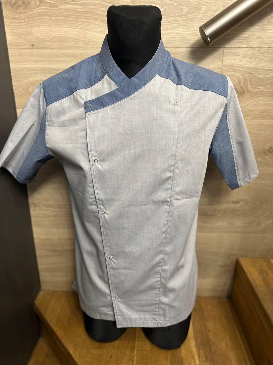 Кітель-сорочка кухарський Чол. Берні Сір-син. 48р.