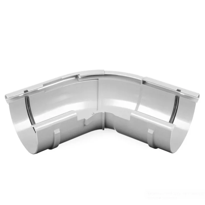 Кут зовнішній регульований 120-145° BRYZA 125 мм, білий, фото 1