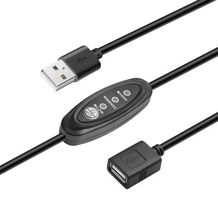 Тришвидкісний USB-контролер реостат регулювання температури одягу з підігрівом силіконовий водонепроникний, 5v usb тато-мама, фото 1