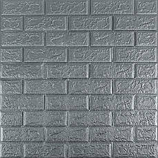 3D панель самоклеюча | 700×770×5 мм | цегла | водостійка | декоративна | легкий монтаж | PREMIUM