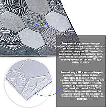 Декоративна ПВХ панель | 960×480×4 мм | самоклеюча | водостійка | легка у монтажі | сучасний дизайн | PREMIUM