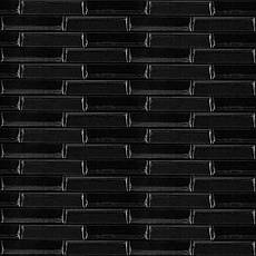 3D панель самоклеюча | 700×770×7 мм | чорна | декоративна | водостійка | легкий монтаж | PREMIUM, фото 2