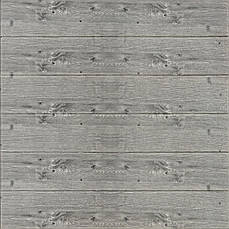 Самоклеюча 3D панель | 700×700×4 мм | графітове дерево | декоративна | водостійка | легкий монтаж | PREMIUM