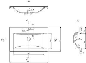 Тумба Monaco підвісна 70см cosm, фото 4