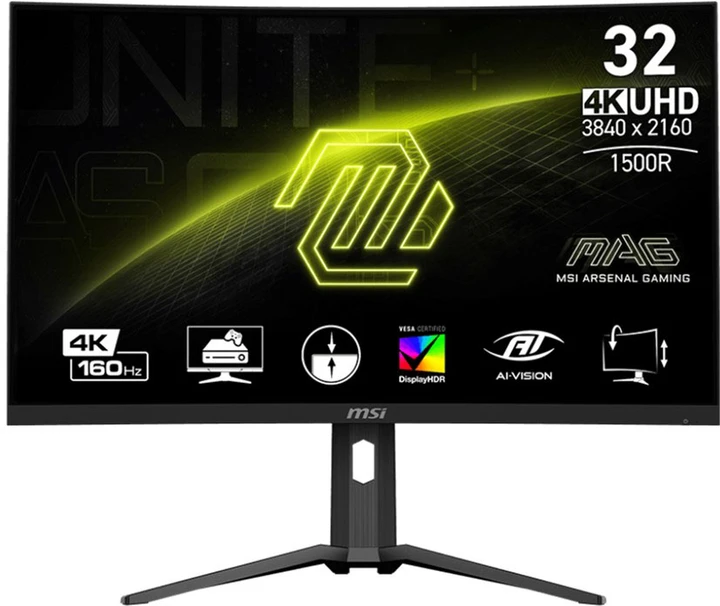 MSI MAG 321CUP (9S6-3DC54A-012) Black Ігровий  монітор  31.5", фото 1