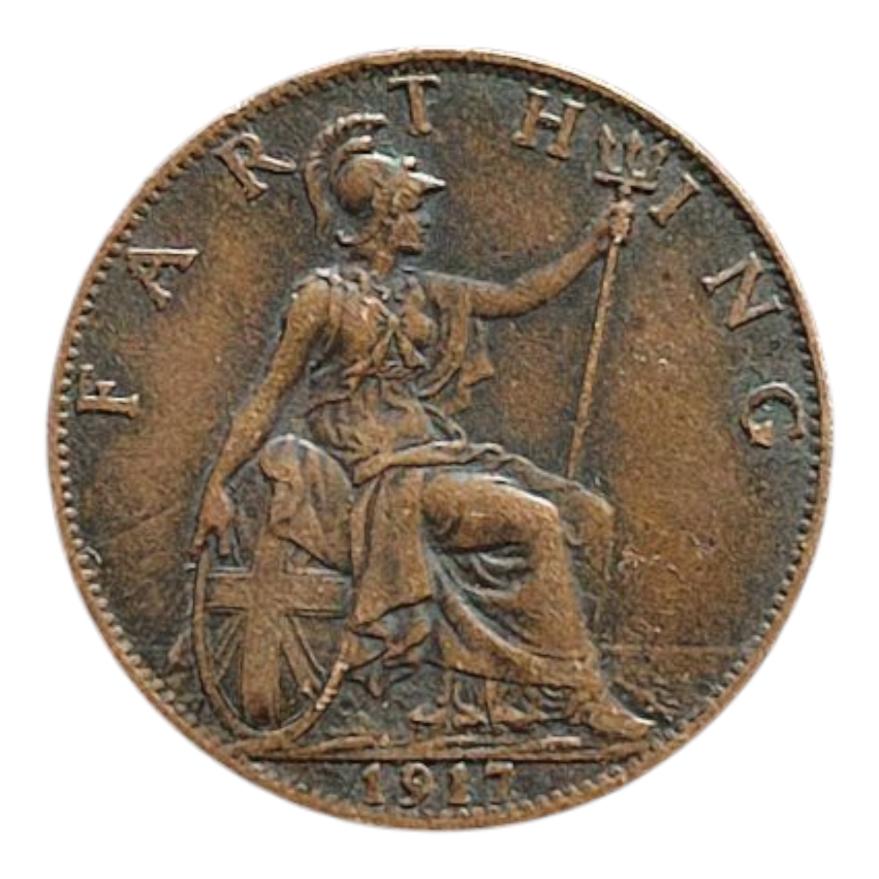 Велика Британія 1 фартінг, 1917, фото 1