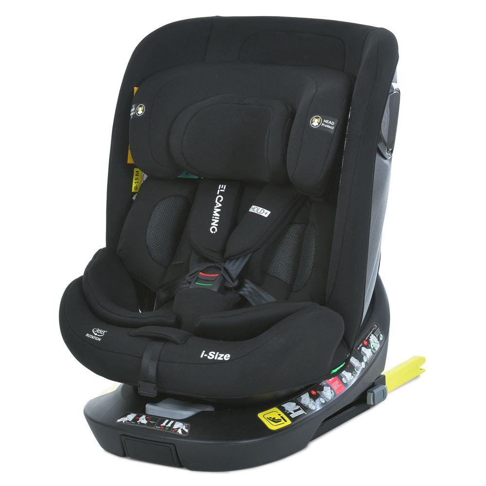 Автокрісло El Camino ME 1189 i-HOLD+ автокрісло 360° — Isofix + опорна ніжка, i‑Size R129, вкладиш для новонародженого, фото 1