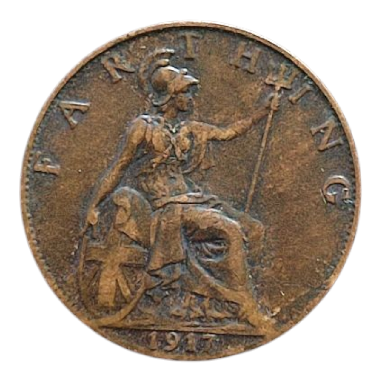 Велика Британія 1 фартінг, 1917, фото 1