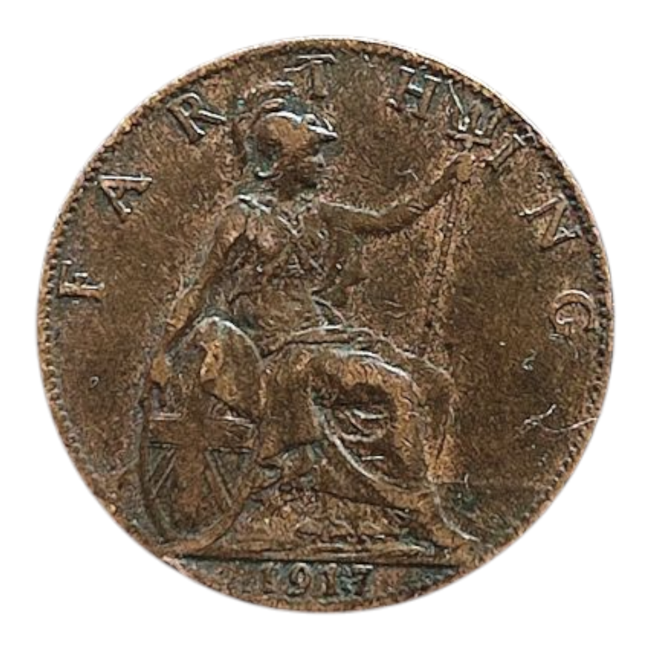 Велика Британія 1 фартінг, 1917, фото 1